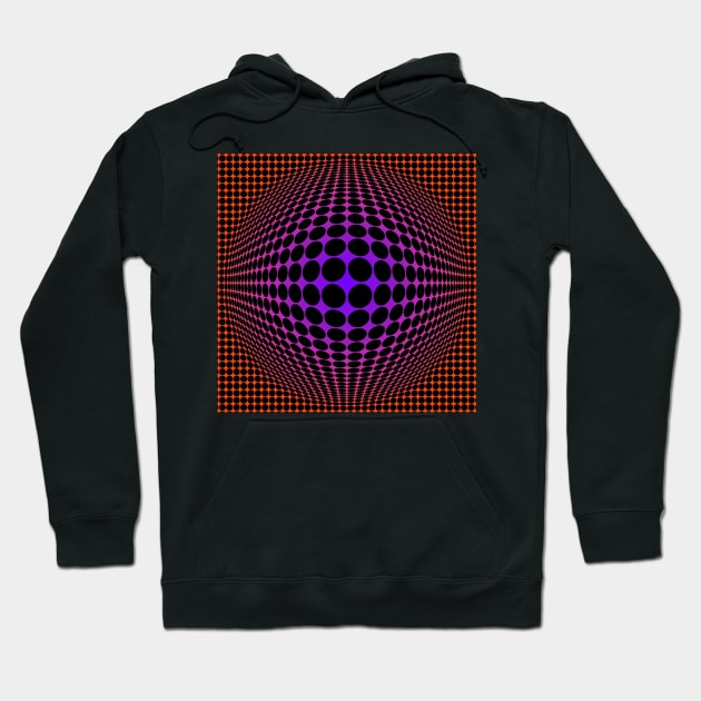 Homage to Vasarely 2 Hoodie by MichaelaGrove